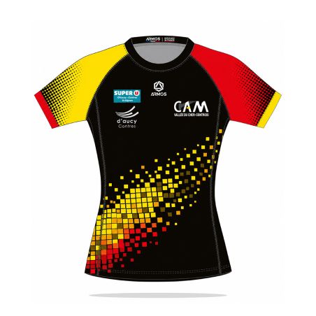 MAILLOT RUNNING PERFO R+ Manches courtes - Femme - BU705F - CAM VALLEE DU CHER - CONTROIS