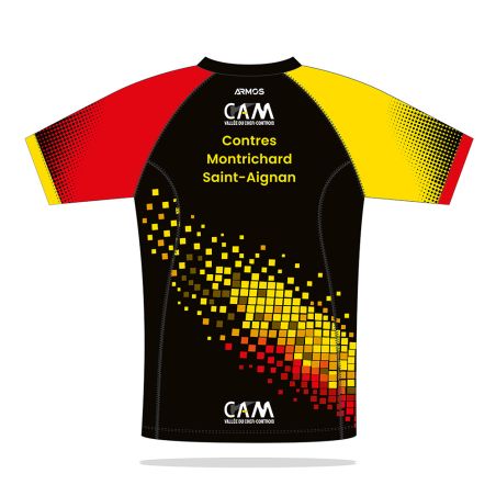 MAILLOT RUNNING PERFO R+ Manches courtes - Homme - BU705H - CAM VALLEE DU CHER - CONTROIS