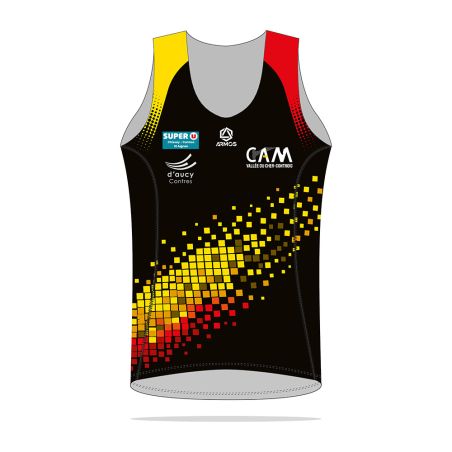 DÉBARDEUR RUNNING PERFO R+ - Homme - BU703H - CAM VALLEE DU CHER - CONTROIS