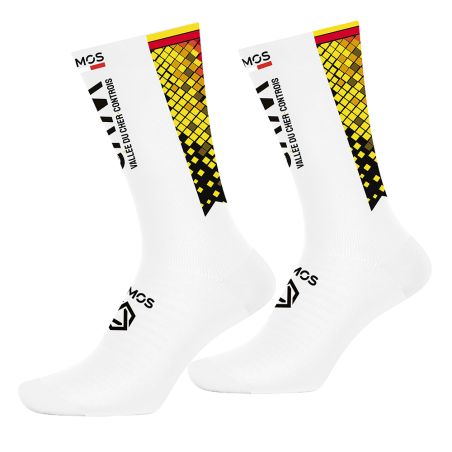 CHAUSSETTES MI-HAUTES TRIATHLON Sublimées - HY800 - CAM VALLEE DU CHER - CONTROIS