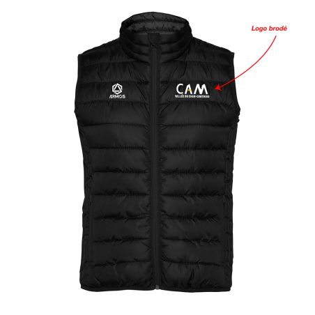 GILET DOUDOUNE BRODÉ - Femme - R5093 - CAM VALLEE DU CHER - CONTROIS