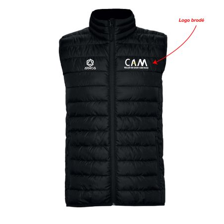 GILET DOUDOUNE BRODÉ - Homme / Enfant - R5092H/E - CAM VALLEE DU CHER - CONTROIS