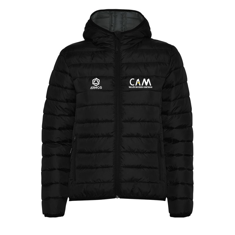 VESTE DOUDOUNE CAPUCHE BRODÉE Femme - R5091 - CAM VALLEE DU CHER - CONTROIS