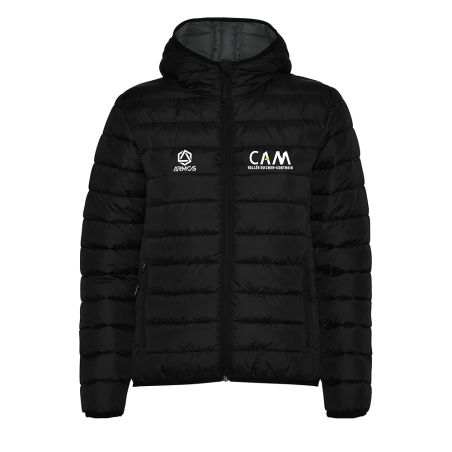 VESTE DOUDOUNE CAPUCHE BRODÉE Femme - R5091 - CAM VALLEE DU CHER - CONTROIS