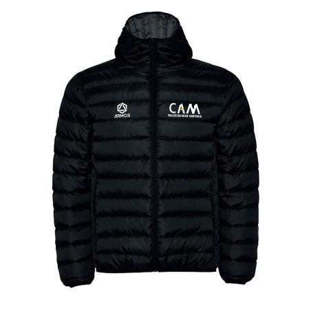 VESTE DOUDOUNE CAPUCHE BRODÉE Homme / Enfant - R5090 - CAM VALLEE DU CHER - CONTROIS