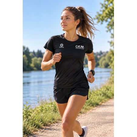 T-SHIRT TECHNIQUE RUNNING EVO LIGHT MC Femme - R0431 - CAM VALLEE DU CHER - CONTROIS